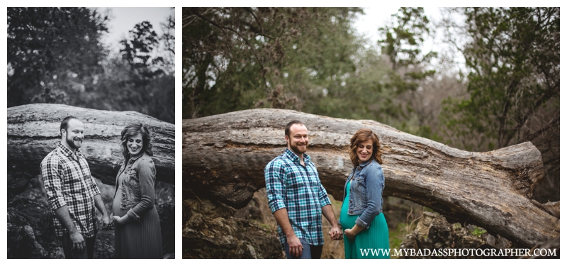 Perdernales Falls Maternity Session