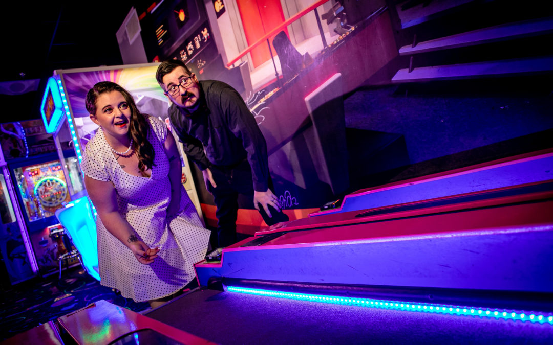 Jessica & Jacques Pinballz Arcade Elopement