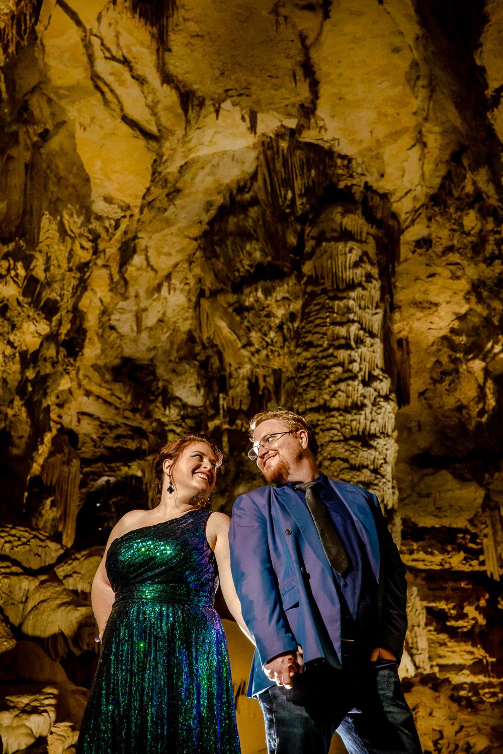 Cavern Engagement Portraits